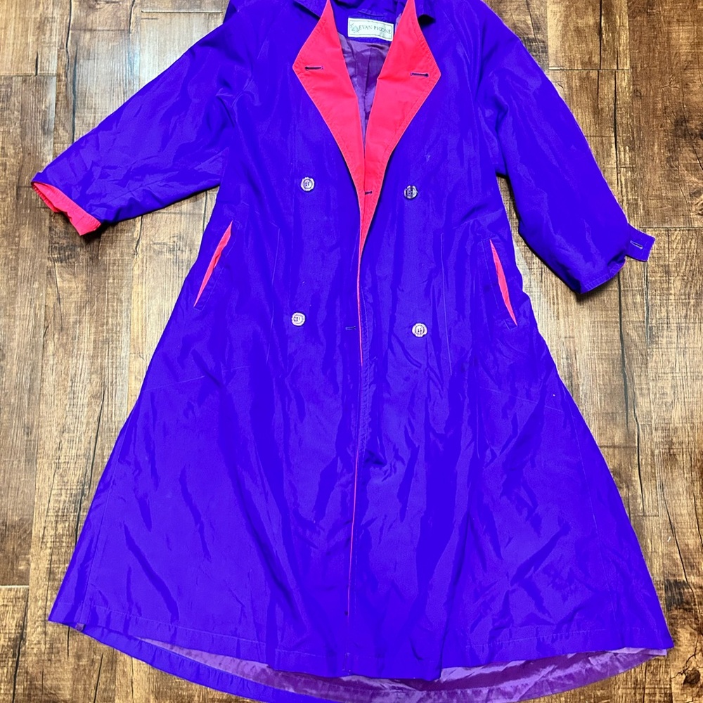 Evan Picone Purple and Red Ski Jacket